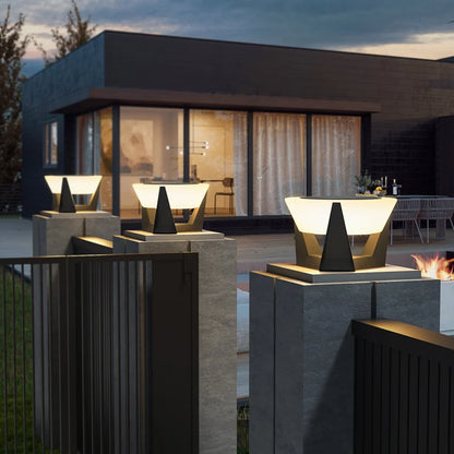 Modern Solar Post Light Outdoor Lamp for Garden