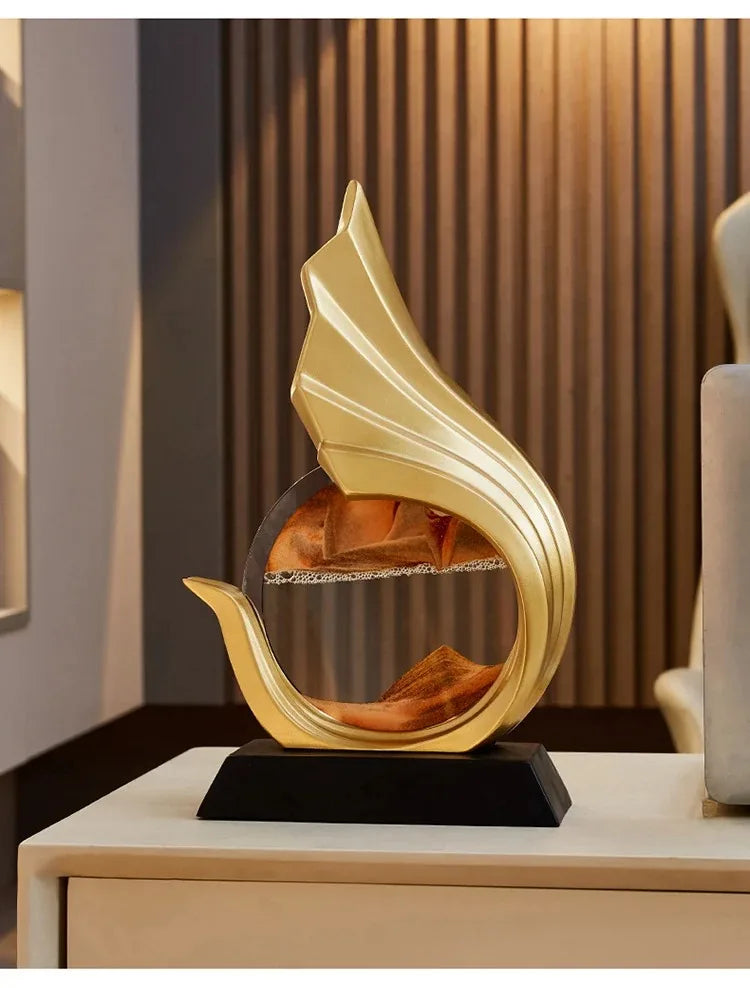 Luxurious Sand Art Sculpture for Home