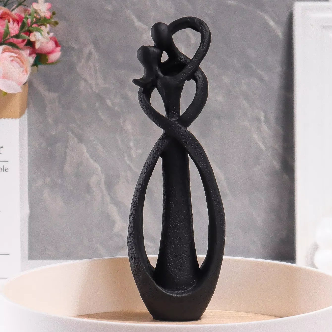 Embracing Couple Sculpture – Symbol of Eternal Love