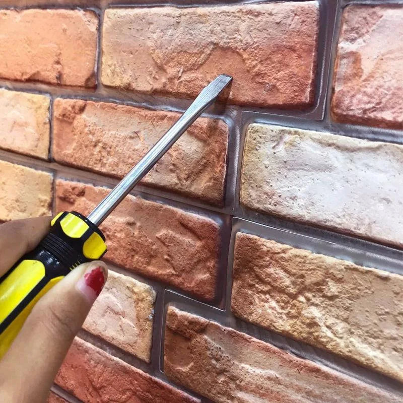 3D Brick Wall Panels