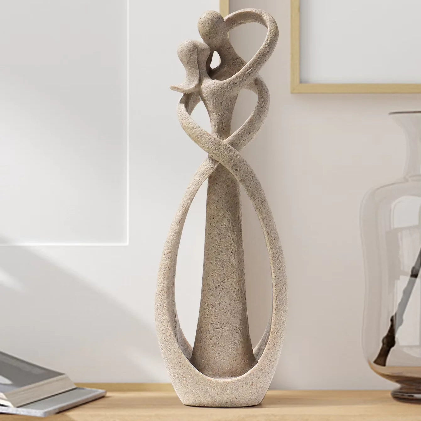 Embracing Couple Sculpture – Symbol of Eternal Love